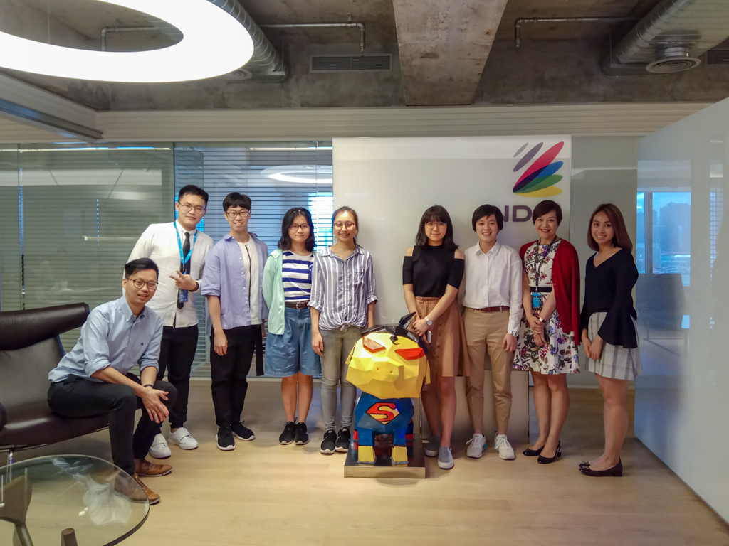 聖保祿同學於香港網龍實習，製作VR教材